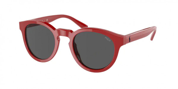 Polo PH4184 Sunglasses, 525787 SHINY RED GREY (RED)