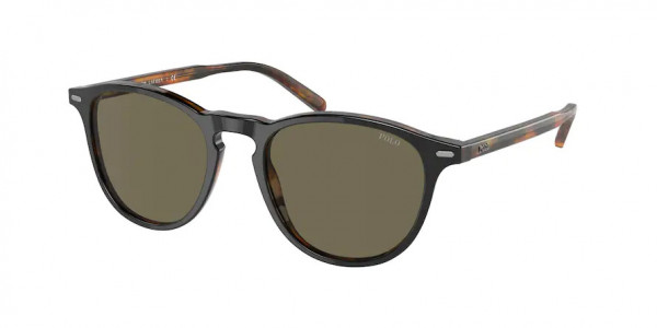 Polo PH4181 Sunglasses, 5260/3 SHINY BLACK + HAVANA BROWN (BLACK)
