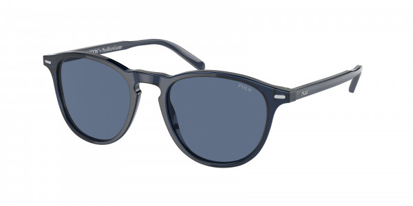 Polo PH4181 Sunglasses, 547080 SHINY TRANSP. NAVY BLUE BLUE (BLUE)