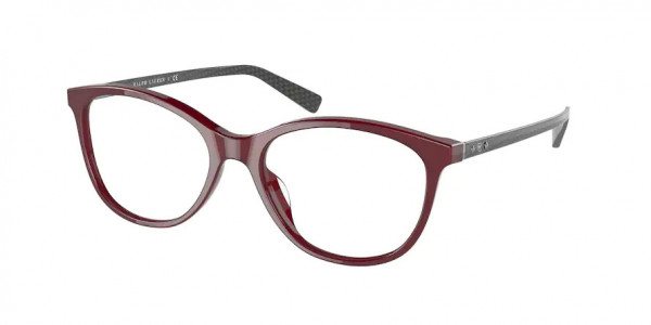 Ralph Lauren RL6219U Eyeglasses, 6024 SHINY MILKY WINE RED (VIOLET)