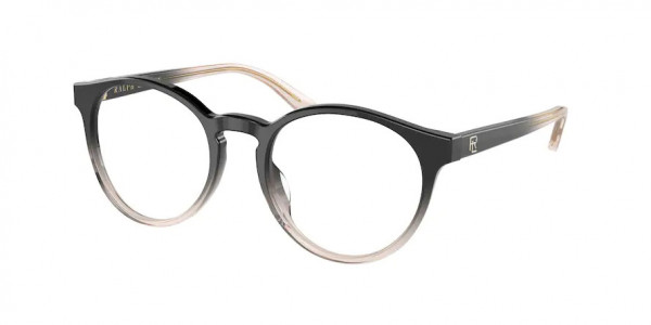 Ralph Lauren RL6221U Eyeglasses, 6022 SHINY GRAD BLACK/TRANSP BEIGE (BLACK)