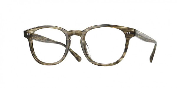 Oliver Peoples OV5480U KISHO Eyeglasses, 1735 KISHO SOFT OLIVE BARK (GREEN)