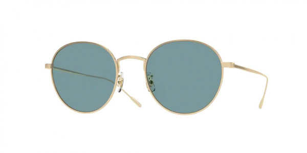 Oliver Peoples OV1306ST ALTAIR Sunglasses, 5311P1 ALTAIR BRUSHED GOLD TEAL POLAR (GOLD)