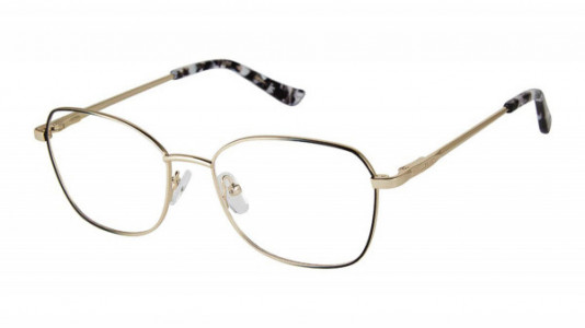 Jill Stuart JS 427 Eyeglasses, 2-GOLD/BLACK