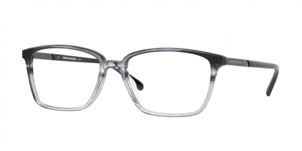 Brooks Brothers BB2053 Eyeglasses, 6152 DARK GREY GRADIENT HORN (GREY)