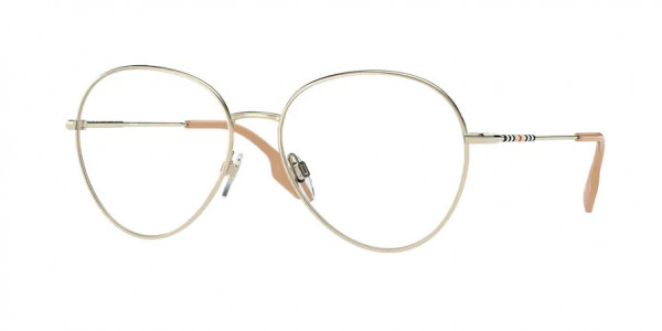 Burberry BE1366 FELICITY Eyeglasses, 1338 FELICITY LIGHT GOLD (GOLD)