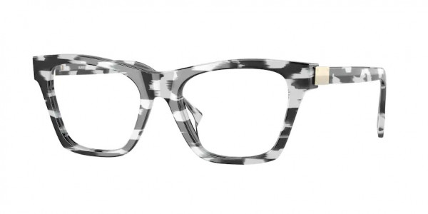 Burberry BE2355 ARLO Eyeglasses, 3978 ARLO WHITE/BLACK (BLACK)
