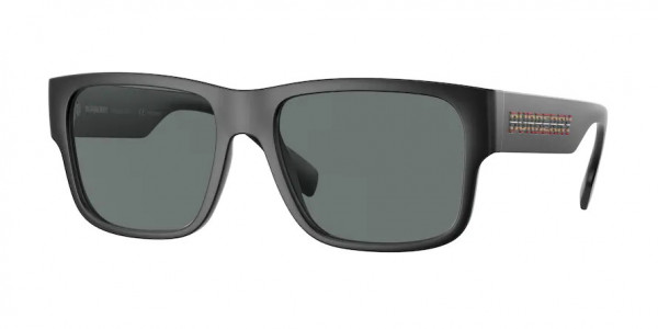 Burberry BE4358 KNIGHT Sunglasses, 346481 KNIGHT MATTE BLACK POLAR DARK (BLACK)