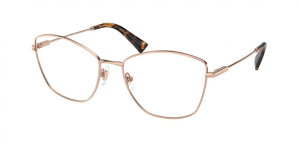 Miu Miu MU 52UV Eyeglasses, ZVF1O1 ROSE GOLD (GOLD)