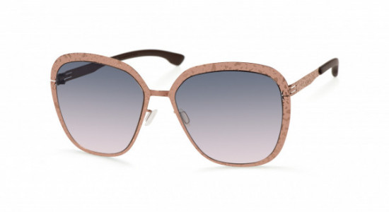 ic! berlin Grunewald Jaspis Sunglasses, Shiny Copper