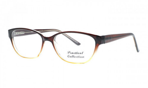 Practical Kaylee Eyeglasses, Brown Fade