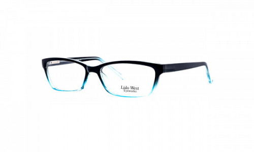 Lido West Mimosa Eyeglasses, Black Blue