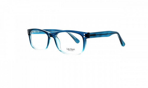 Lido West Trout Eyeglasses, Navy Fade
