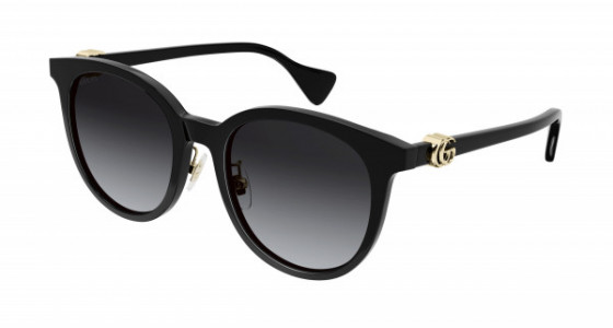 Gucci GG1073SK Sunglasses, 002 - BLACK with GREY lenses