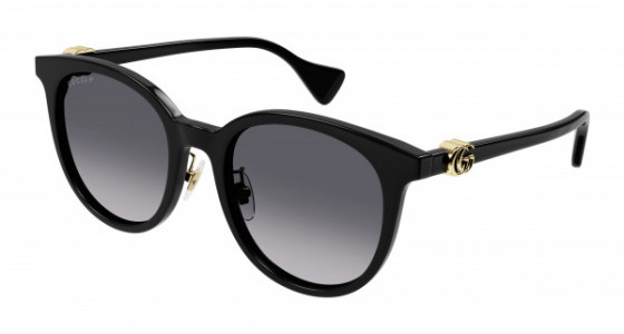 Gucci GG1073SK Sunglasses, 006 - BLACK with GREY polarized lenses