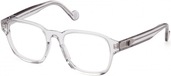 Moncler ML5156 Eyeglasses, 020 - Shiny Transparent Crystal