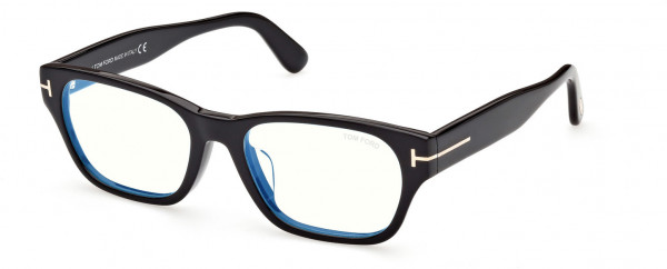Tom Ford FT5781-D-B Eyeglasses, 001 - Shiny Black, 