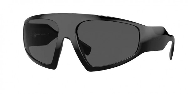Burberry BE4369 AUDEN Sunglasses, 300187 AUDEN BLACK DARK GREY (BLACK)