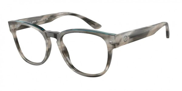 Giorgio Armani AR7223 Eyeglasses, 5927 STRIPED GREY/BLUE (GREY)