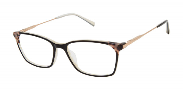 Ted Baker TFW009 Eyeglasses, Black Ivory (BLK)