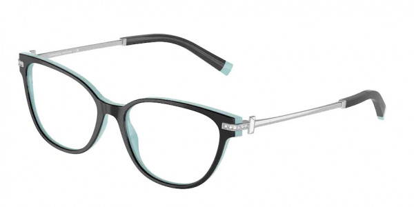 Tiffany & Co. TF2223B Eyeglasses, 8055 BLACK ON TIFFANY BLUE (BLACK)