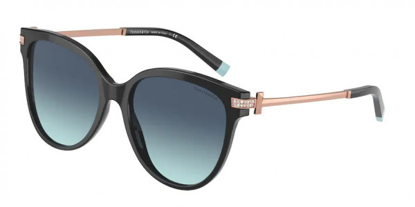 Tiffany & Co. TF4193B Sunglasses, 80019S BLACK AZURE GRADIENT BLUE (BLACK)