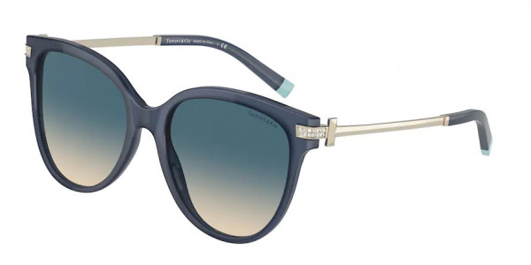 Tiffany & Co. TF4193B Sunglasses, 83154M OPAL BLUE YELLOW GRADIENT BLUE (BLUE)