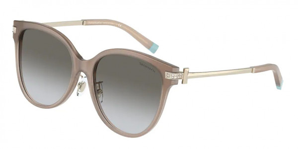Tiffany & Co. TF4193BF Sunglasses, 83493C OPAL TAUPE GREY GRADIENT (BROWN)