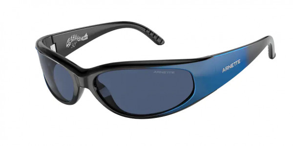 Arnette AN4302 CATFISH Sunglasses, 281880 CATFISH BLACK GRAD METAL BLUE