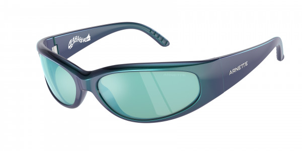 Arnette AN4302 CATFISH Sunglasses, 290925 CATFISH IRIDESCENT BLUE/GREEN (BLUE)