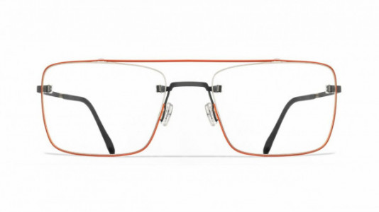 Blackfin Alton [BF958] Eyeglasses, C1415 - Black/Orange