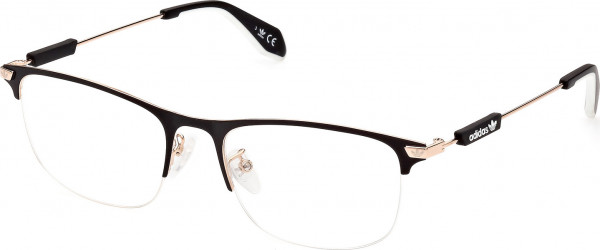 adidas Originals OR5038 Eyeglasses, 005 - Matte Black / Shiny Pink Gold