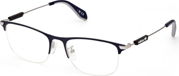 adidas Originals OR5038 Eyeglasses, 092 - Matte Blue / Shiny Palladium