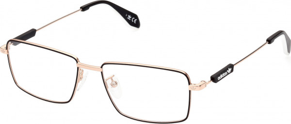 adidas Originals OR5040 Eyeglasses, 005 - Matte Black / Shiny Pink Gold