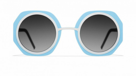Blackfin Coral Cove [BF871] Sunglasses, C1048 - White/Light Blue