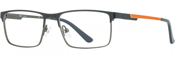 db4k Hall Pass Eyeglasses, 1 - Black / Orange