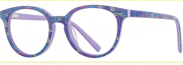 db4k Katie Eyeglasses, Denim / Lilac