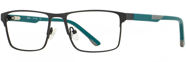 db4k Hot Shot Eyeglasses, 3 - Matte Black / Teal / Pebble