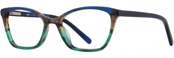 db4k Gem Eyeglasses, 1 - Navy / Green