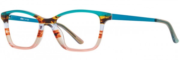 db4k Yolo Eyeglasses, 3 - Teal Multi