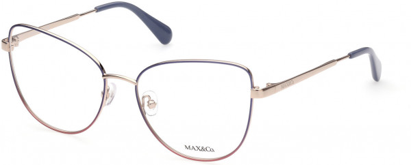 MAX&Co. MO5018 Eyeglasses, 028 - Shiny Rose Gold