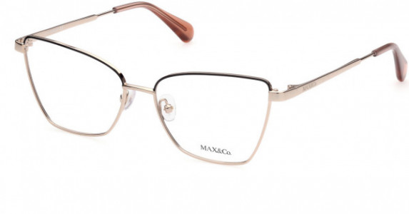 MAX&Co. MO5035 Eyeglasses, 028 - Shiny Rose Gold
