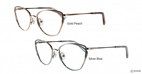 Bulova Labranza Eyeglasses, Gold/Peach