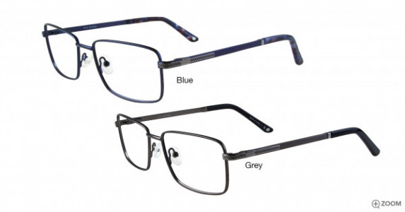 Bulova Burleson Eyeglasses, Blue