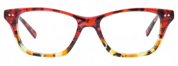 EasyClip EC453 Eyeglasses, 010 - Amber & Yellow & Red