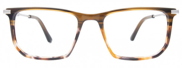 EasyClip EC627 Eyeglasses, 015 - Brown & Tortise / Steel
