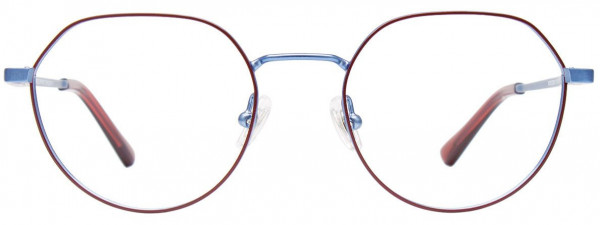 EasyClip EC632 Eyeglasses, 010 - Brown & Satin Blue