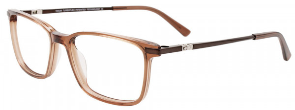 Takumi TK1208 Eyeglasses, 010 - Transparent Brown / Brown