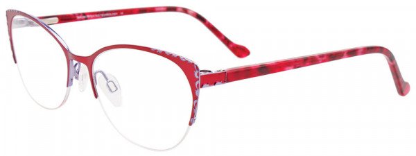 Takumi TK1204 Eyeglasses, 030 - Sat Red & Sh Lilac / Red Tort