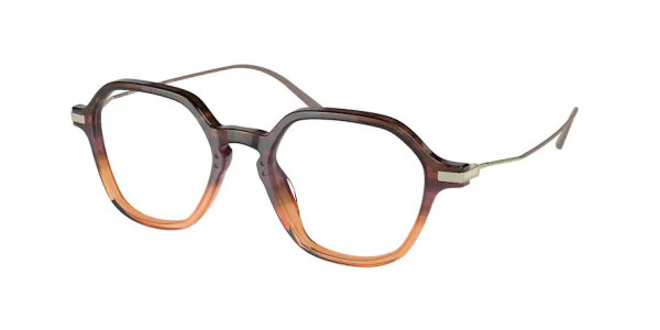 Prada PR 07YV Eyeglasses, 13B1O1 BROWN SHADED (BROWN)